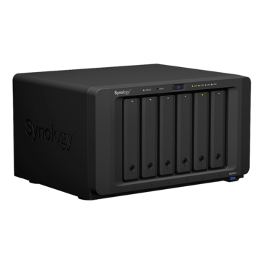 DS1621+ 6-Bay NAS Server, AMD Ryzen™ V1500B Quad-core 2.2 GHz, 32GB DDR4 SO-DIMM RAM (4GB pre-installed), SATA 6Gb/s, M.2 / 2, GbLAN / 4, USB 3.2 Gen 1 / 3, 250W PSU