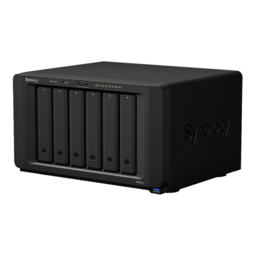 DS1621+ 6-Bay NAS Server, AMD Ryzen™ V1500B Quad-core 2.2 GHz, 32GB DDR4 SO-DIMM RAM (4GB pre-installed), SATA 6Gb/s, M.2 / 2, GbLAN / 4, USB 3.2 Gen 1 / 3, 250W PSU