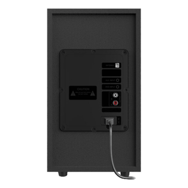 SBS E2900, Wired/Bluetooth, Black, 2.1 Channel Speakers with Subwoofer