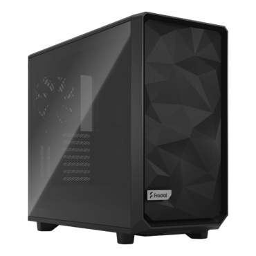 Meshify 2 Light Tempered Glass, No PSU, E-ATX, Black, Mid Tower Case