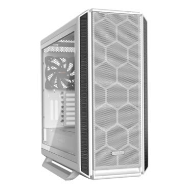 Silent Base 802 Tempered Glass, No PSU, E-ATX, White, Mid Tower Case