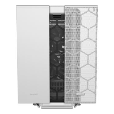 Silent Base 802 Tempered Glass, No PSU, E-ATX, White, Mid Tower Case