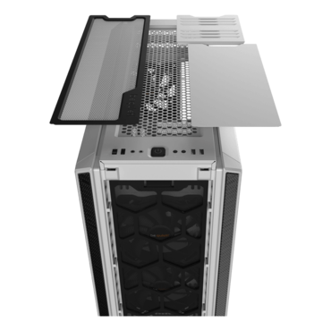 Silent Base 802 Tempered Glass, No PSU, E-ATX, White, Mid Tower Case
