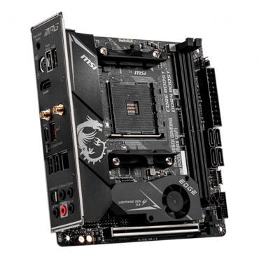 MPG B550I GAMING EDGE MAX WIFI, AMD B550 Chipset, AM4, HDMI, Mini-ITX Motherboard