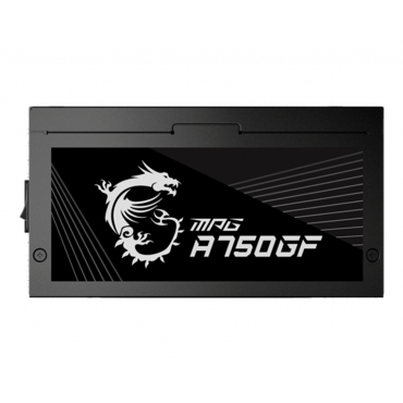 MPG A750GF, 80 PLUS Gold 750W, Fully Modular, ATX Power Supply
