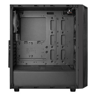 FARA B1 PRO, Tempered Glass, No PSU, ATX, Black, Mid Tower Case