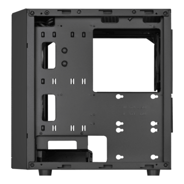 Precision PS15 PRO, Tempered Glass, No PSU, microATX, Black, Mini Tower Case