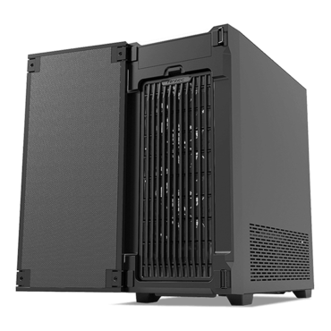 P10 FLUX, No PSU, ATX, Black, Mid Tower Case