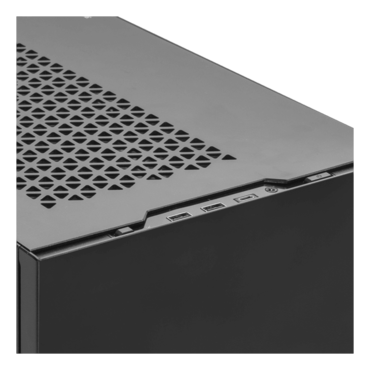 Sugo SG15B, No PSU, Mini-ITX, Black, Mini Cube Case