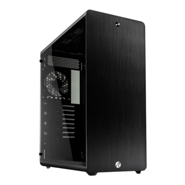 ASTERION PLUS, Tempered Glass, No PSU, E-ATX, Black, Mid Tower Case