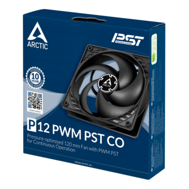P12 PWM PST CO, 120mm, 1800RPM, 56.3 CFM, 22.5 dBA, Cooling Fan