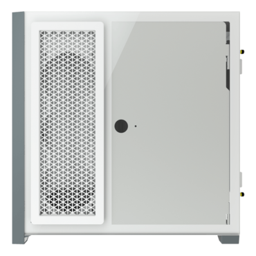 iCUE 5000X RGB Tempered Glass, No PSU, E-ATX, White, Mid Tower Case