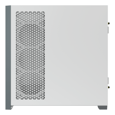 5000D Airflow, Tempered Glass, No PSU, E-ATX, White, Mid Tower Case