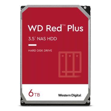 6TB Red Plus WD60EFZX, 5640 RPM, SATA 6Gb/s, 128MB cache, 3.5&quot; HDD