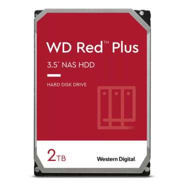 2TB Red Plus WD20EFZX, 5400 RPM, SATA 6Gb/s, 128MB cache, 3.5&quot; HDD