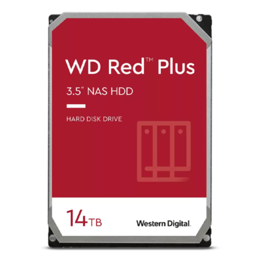 14TB Red Plus WD140EFGX, 7200 RPM, SATA 6Gb/s, 512MB cache, 3.5&quot; HDD