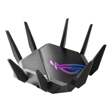 ROG Rapture GT-AXE11000, IEEE 802.11ax, Tri-Band 2.4 / 5 / 6 Ghz, 1148 / 4804 / 4804 Mbps, 2xUSB 3.2, 5xRJ45, Retail Wireless Router