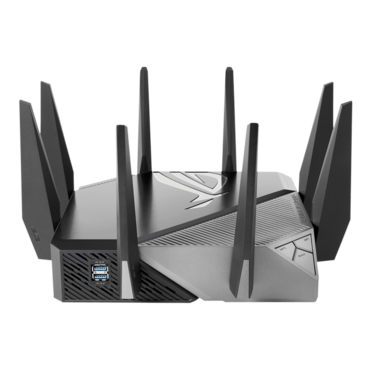 ROG Rapture GT-AXE11000, IEEE 802.11ax, Tri-Band 2.4 / 5 / 6 Ghz, 1148 / 4804 / 4804 Mbps, 2xUSB 3.2, 5xRJ45, Retail Wireless Router