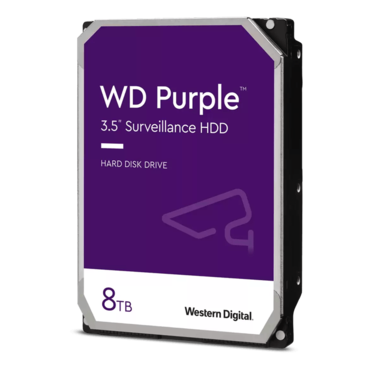 8TB Purple WD84PURZ, CMR, 5640 RPM, SATA 6Gb/s, 128MB cache, 3.5&quot; HDD