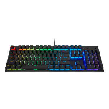 K60 RGB PRO, RGB LED, CHERRY VIOLA Switches, Wired USB, Black, Mechanical Gaming Keyboard