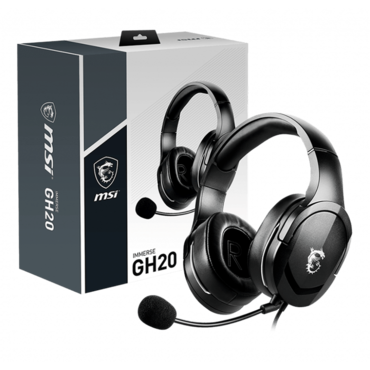 Immerse GH20, Wired, Black, Gaming Headset