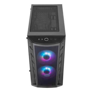 MasterBox MB320L ARGB, Tempered Glass, No PSU, microATX, Black, Mini Tower Case