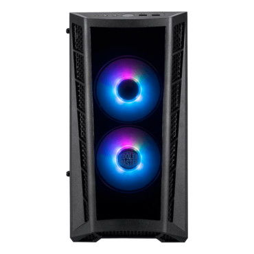 MasterBox MB320L ARGB, Tempered Glass, No PSU, microATX, Black, Mini Tower Case