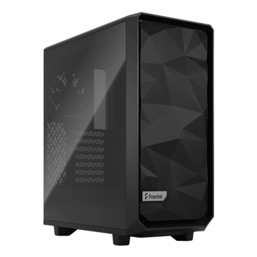 Meshify 2 Compact TG Light Tint, Tempered Glass, No PSU, ATX, Black, Mid Tower Case