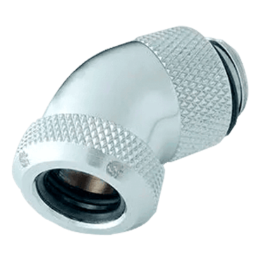 Silver Shining Enhance Rotary G1/4&quot; 45-Degree Multi-Link Adapter For OD 12MM
