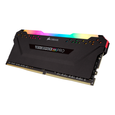 128GB Kit (4 x 32GB) VENGEANCE® RGB Pro DDR4 3200MHz, CL16, Black, RGB LED DIMM Memory