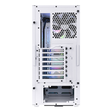 Divider 300 TG Snow ARGB, Tempered Glass, No PSU, ATX, White, Mid Tower Case