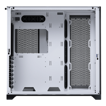 NEO Qube Tempered Glass, No PSU, E-ATX, White, Mid Tower Case