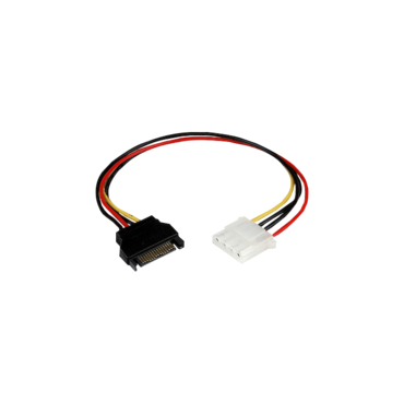 12in SATA to LP4 Power Cable Adapter - F/M