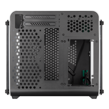 METIS EVO TGS Tempered Glass, No PSU, Mini-ITX, Silver, Mini Cube Case