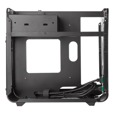 METIS EVO TGS Tempered Glass, No PSU, Mini-ITX, Silver, Mini Cube Case