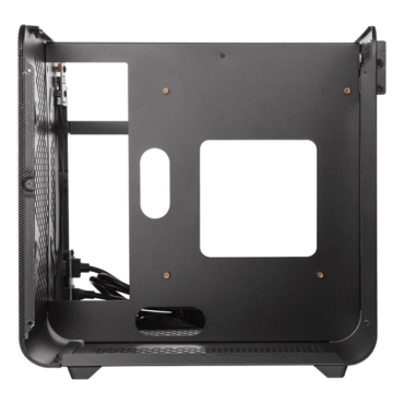 METIS EVO TGS Tempered Glass, No PSU, Mini-ITX, Silver, Mini Cube Case