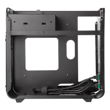 METIS EVO TGS, Tempered Glass, No PSU, Mini-ITX, Red, Mini Cube Case