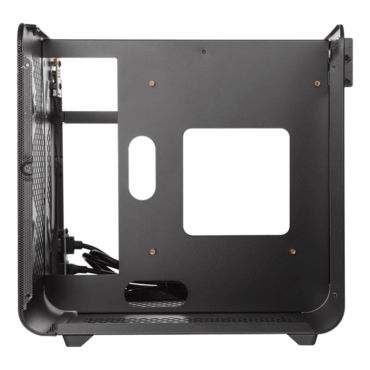 METIS EVO TGS, Tempered Glass, No PSU, Mini-ITX, Red, Mini Cube Case