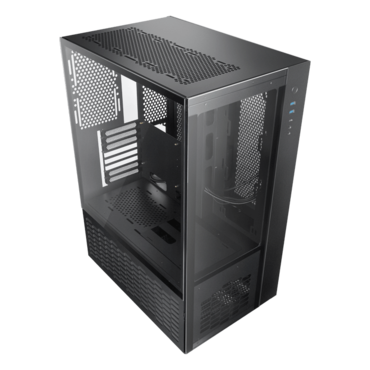 PAEAN PREMIUM Tempered Glass, No PSU, ATX, Black, Mid Tower Case
