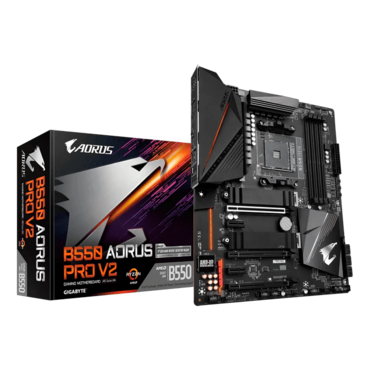 B550 AORUS PRO V2, AMD B550 Chipset, AM4, HDMI, ATX Motherboard