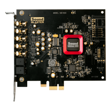 Sound Blaster Z SE, 7.1 Channels, 24-bit / 192kHz, 116 dB SNR, PCIe Sound Card