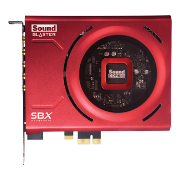 Sound Blaster Z SE, 7.1 Channels, 24-bit / 192kHz, 116 dB SNR, PCIe Sound Card