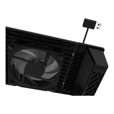 Connect Stand Notepal Network Devices Cooling Solution, Metal Mesh, SickleFlow 120 Reverse Edition fan, and USB Connectivity