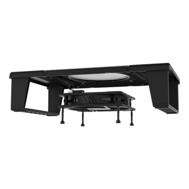 Connect Stand Notepal Network Devices Cooling Solution, Metal Mesh, SickleFlow 120 Reverse Edition fan, and USB Connectivity