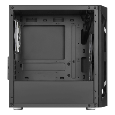 FARA H1M PRO, Tempered Glass, No PSU, microATX, Black, Mini Tower Case