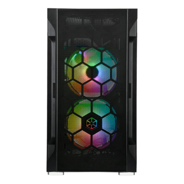FARA H1M PRO, Tempered Glass, No PSU, microATX, Black, Mini Tower Case