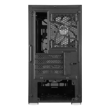 FARA H1M PRO, Tempered Glass, No PSU, microATX, Black, Mini Tower Case