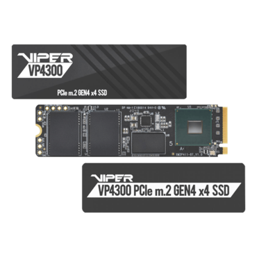 1TB Viper VP4300, w/ Heatsink, 7400 / 6700 MB/s, 3D TLC NAND, PCIe NVMe 4.0 x4, M.2 2280 SSD