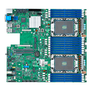 Tempest CX S7126 (S7126GM2NRE), Intel® C621A, LGA 4189 / 2, DDR4-3200 4TB 3DS LRDIMM / 16, VGA, M.2, 1GbLAN / 2, EATX Retail