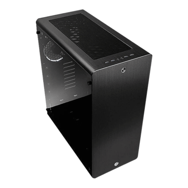 ASTERION CLASSIC Tempered Glass, No PSU, E-ATX, Black, Mid Tower Case